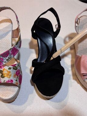 Strappy Platform Sandals - Women